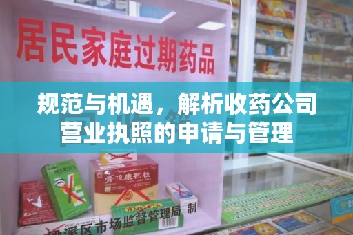 厦门规范与机遇，解析收药公司营业执照的申请与管理