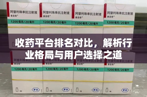 厦门收药平台排名对比，解析行业格局与用户选择之道